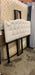 Used Crème Upholstered Headboard with frame - Woo Town Furniture (Worcester,MA)