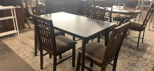New Brown Table with 4 Chairs - Woo Town Furniture (Worcester,MA)