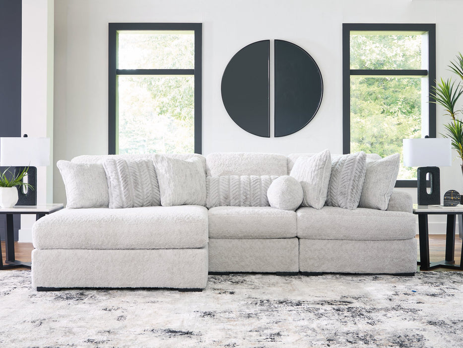 Cuddle Plush Sectional with Chaise - Woo Town Furniture (Worcester,MA)