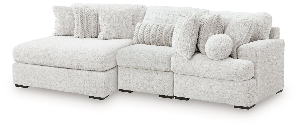Cuddle Plush Sectional with Chaise - Woo Town Furniture (Worcester,MA)