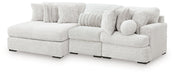 Cuddle Plush Sectional with Chaise - Woo Town Furniture (Worcester,MA)