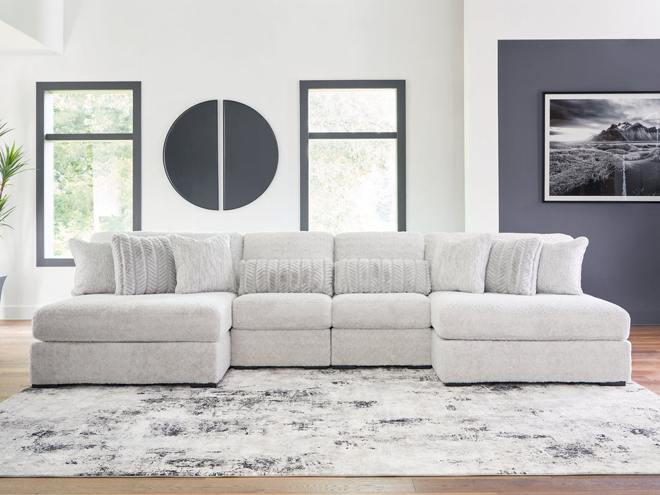 Cuddle Plush Sectional with Chaise - Woo Town Furniture (Worcester,MA)