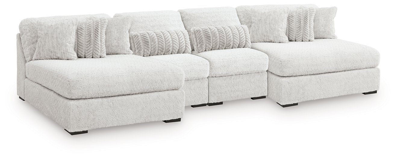 Cuddle Plush Sectional with Chaise - Woo Town Furniture (Worcester,MA)