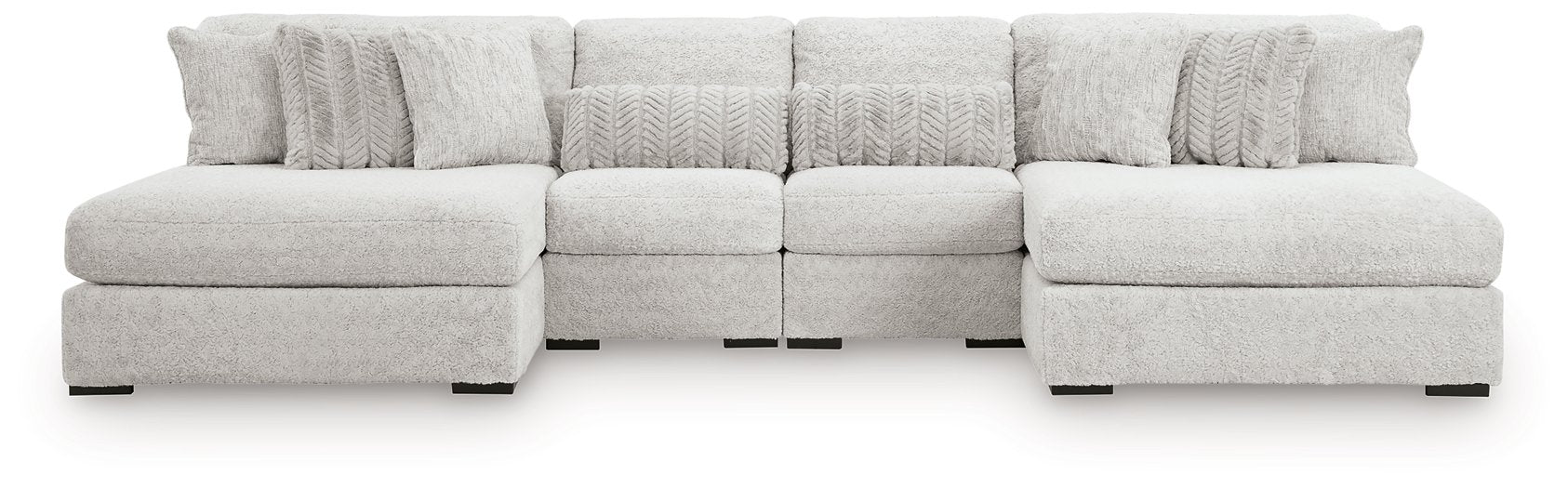 Cuddle Plush Sectional with Chaise - Woo Town Furniture (Worcester,MA)
