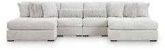 Cuddle Plush Sectional with Chaise - Woo Town Furniture (Worcester,MA)