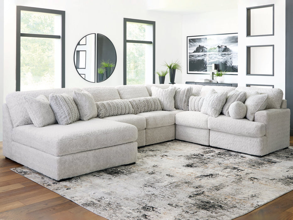 Cuddle Plush Sectional with Chaise - Woo Town Furniture (Worcester,MA)