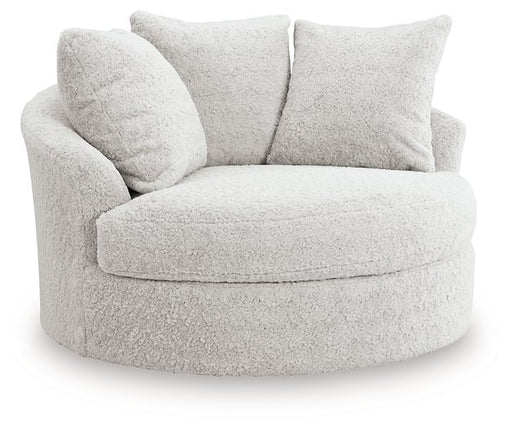 Cuddle Plush Oversized Swivel Accent Chair - Woo Town Furniture (Worcester,MA)