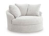 Cuddle Plush Oversized Swivel Accent Chair - Woo Town Furniture (Worcester,MA)