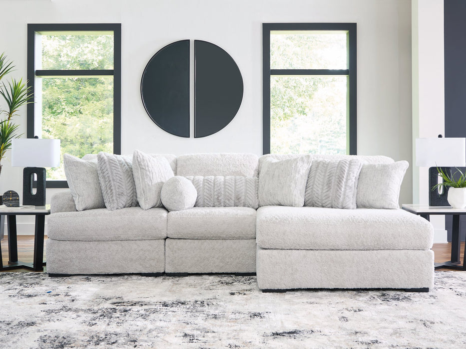 Cuddle Plush Sectional with Chaise - Woo Town Furniture (Worcester,MA)