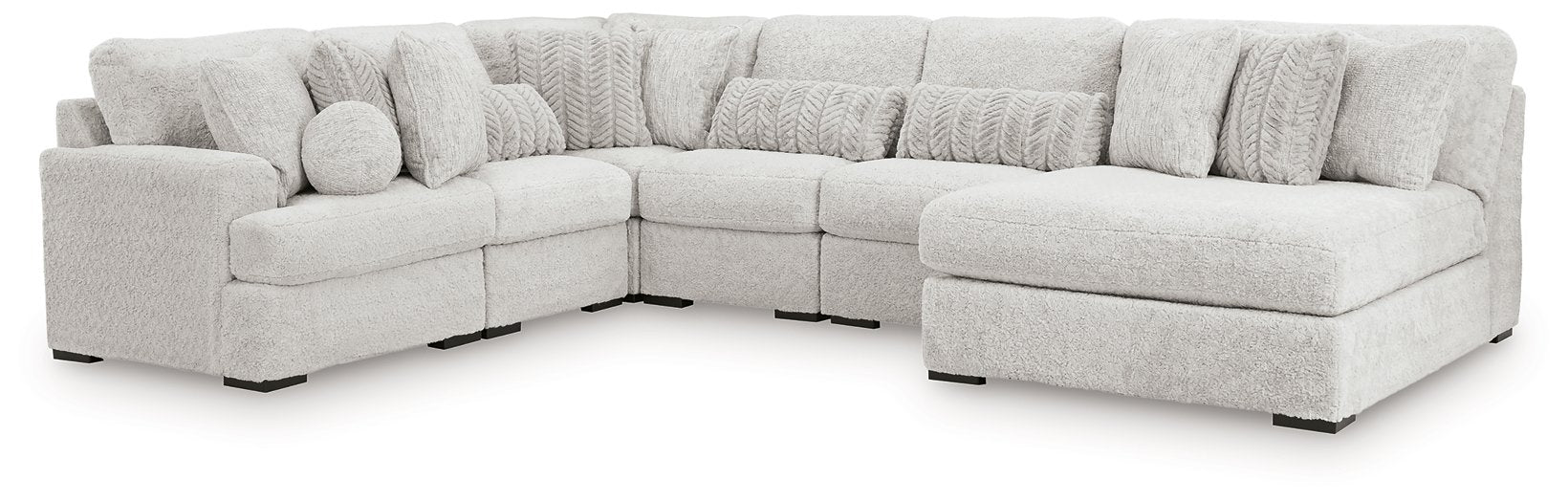 Cuddle Plush Sectional with Chaise - Woo Town Furniture (Worcester,MA)