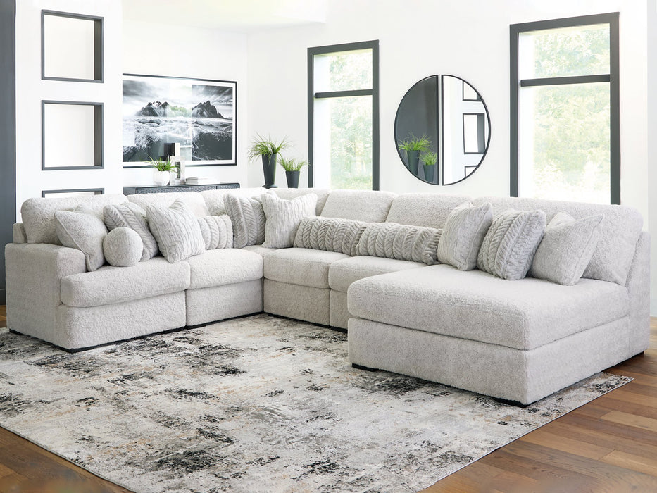 Cuddle Plush Sectional with Chaise - Woo Town Furniture (Worcester,MA)