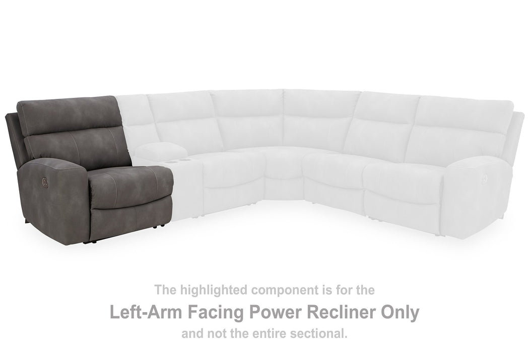 Next-Gen DuraPella Power Reclining Sectional - Woo Town Furniture (Worcester,MA)