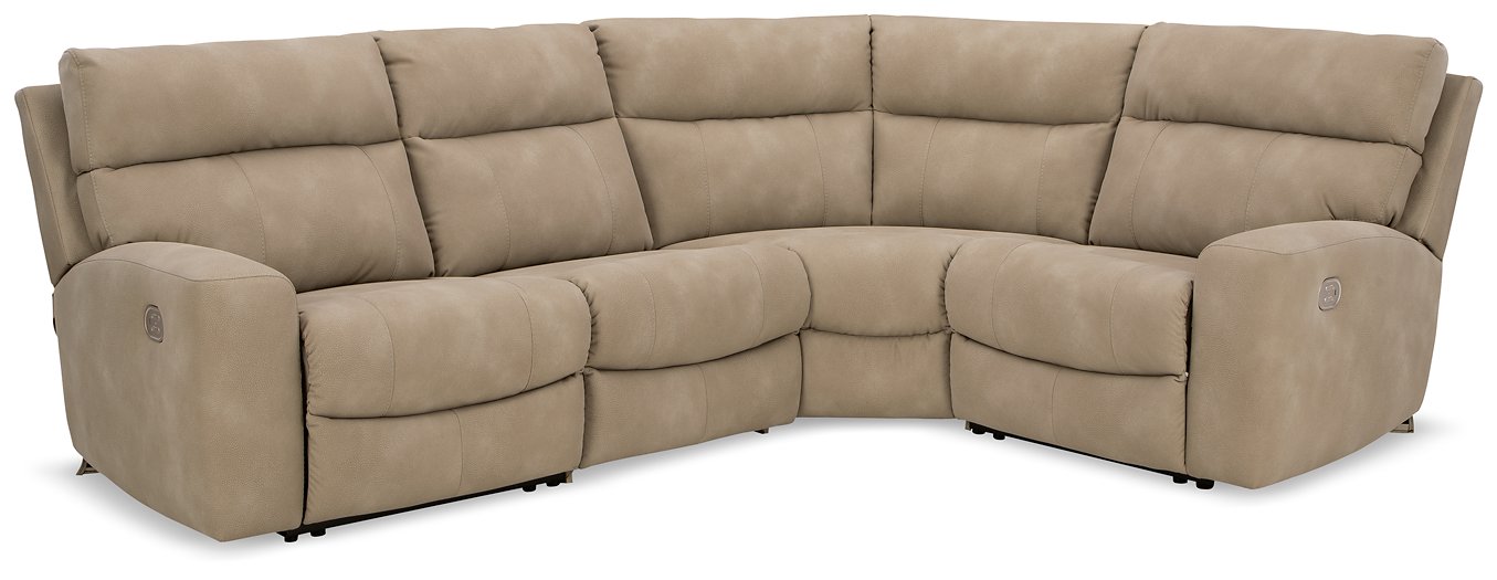 Next-Gen DuraPella Power Reclining Sectional - Woo Town Furniture (Worcester,MA)