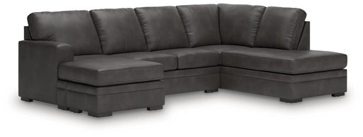 Lofton-Pike Sectional with Chaise - Woo Town Furniture (Worcester,MA)