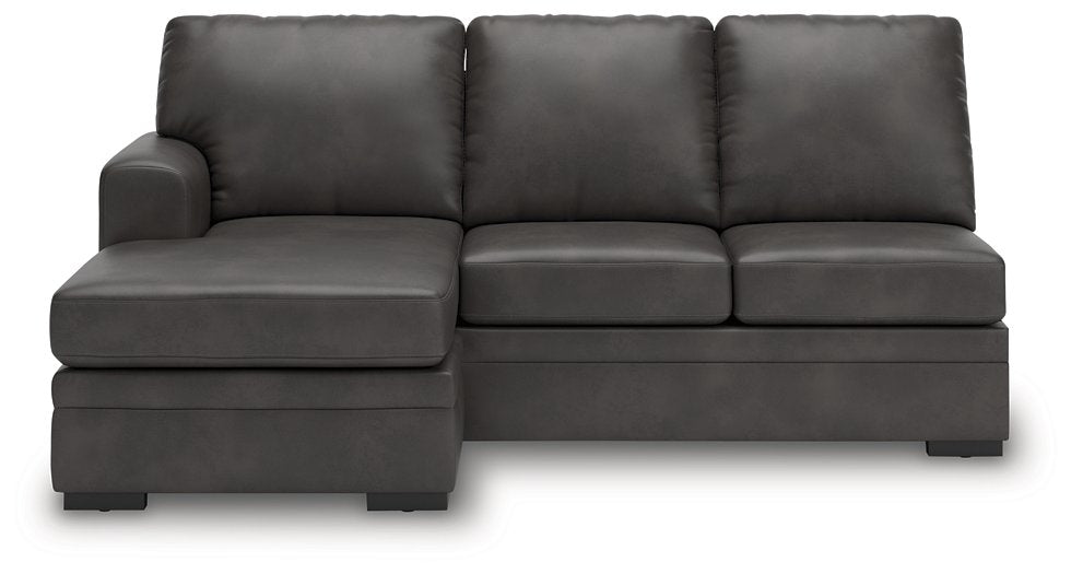 Lofton-Pike Sectional with Chaise - Woo Town Furniture (Worcester,MA)