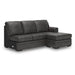Lofton-Pike Sectional with Chaise - Woo Town Furniture (Worcester,MA)