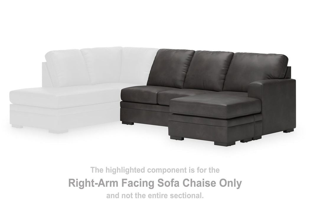 Lofton-Pike Sectional with Chaise - Woo Town Furniture (Worcester,MA)