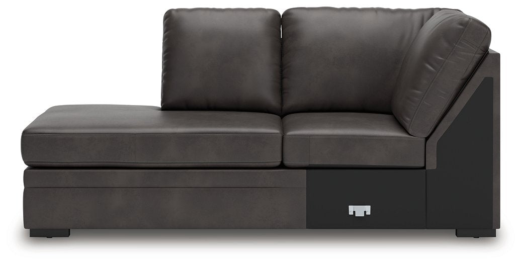 Lofton-Pike Sectional with Chaise - Woo Town Furniture (Worcester,MA)