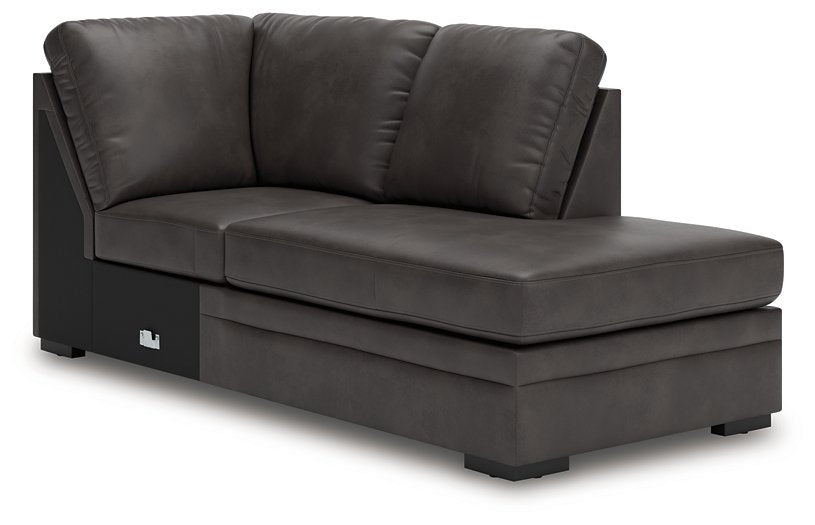 Lofton-Pike Sectional with Chaise - Woo Town Furniture (Worcester,MA)