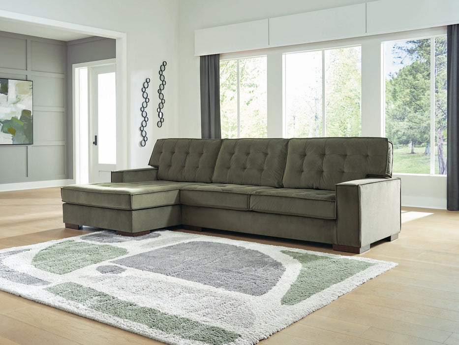 Caspian-Town Sectional with Chaise - Woo Town Furniture (Worcester,MA)