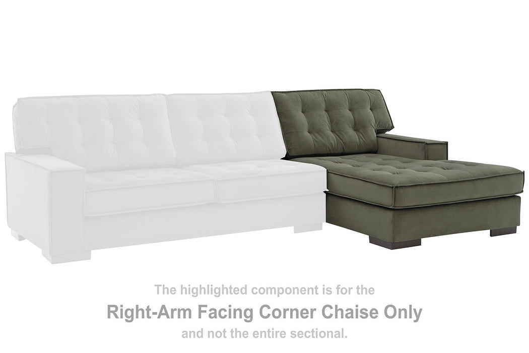 Caspian-Town Sectional with Chaise - Woo Town Furniture (Worcester,MA)