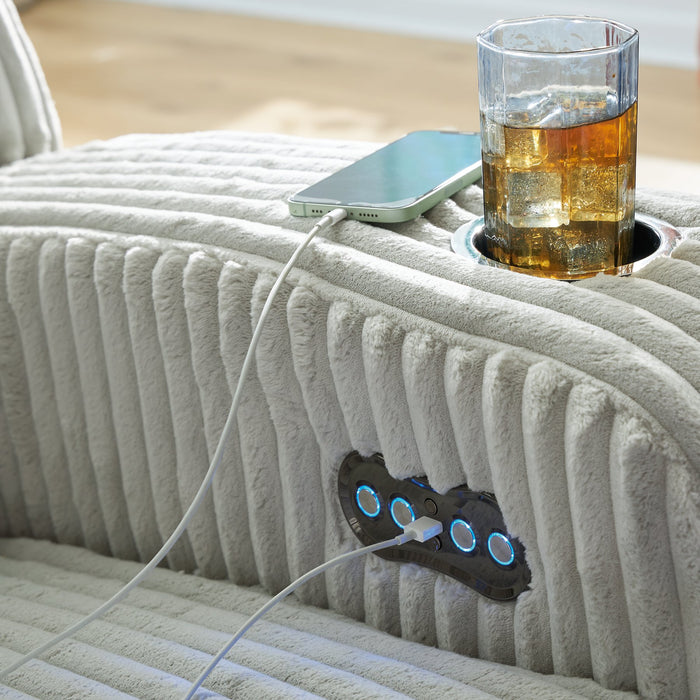 Forest Lake Power Reclining Sofa - Woo Town Furniture (Worcester,MA)