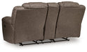 Lowilla Reclining Loveseat with Console - Woo Town Furniture (Worcester,MA)