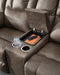 Lowilla Reclining Loveseat with Console - Woo Town Furniture (Worcester,MA)