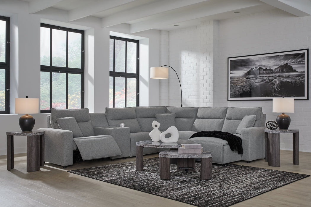 Modmax Power Reclining Sectional with Chaise - Woo Town Furniture (Worcester,MA)
