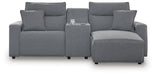 Modmax Power Reclining Sectional with Chaise - Woo Town Furniture (Worcester,MA)