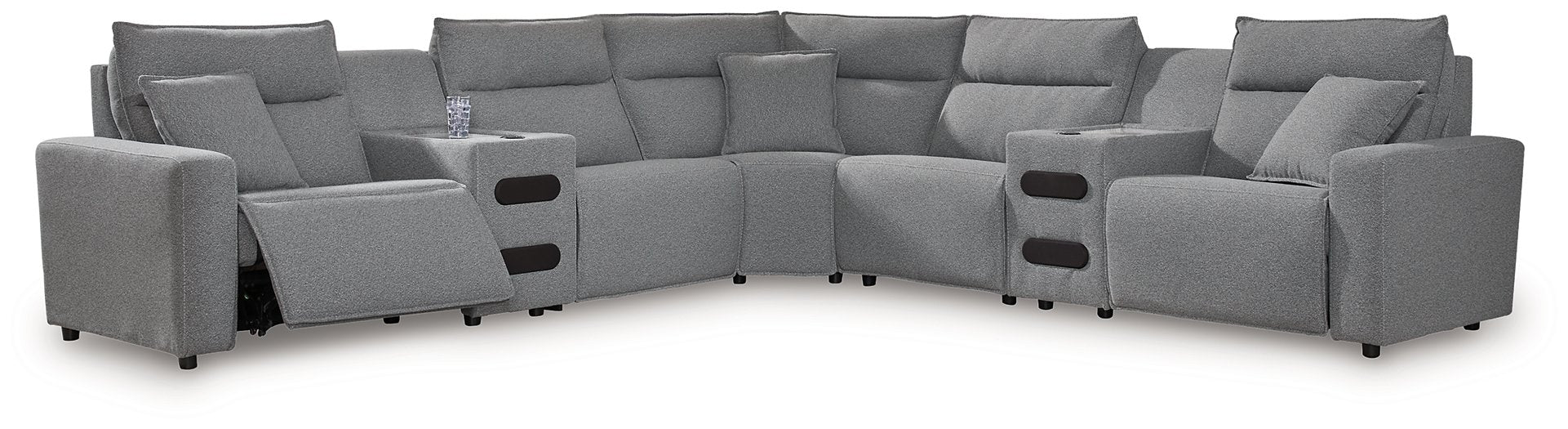Modmax Power Reclining Sectional with Chaise - Woo Town Furniture (Worcester,MA)