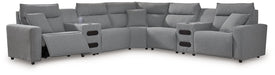 Modmax Power Reclining Sectional with Chaise - Woo Town Furniture (Worcester,MA)