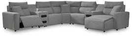 Modmax Power Reclining Sectional with Chaise - Woo Town Furniture (Worcester,MA)