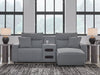 Modmax Power Reclining Sectional with Chaise - Woo Town Furniture (Worcester,MA)