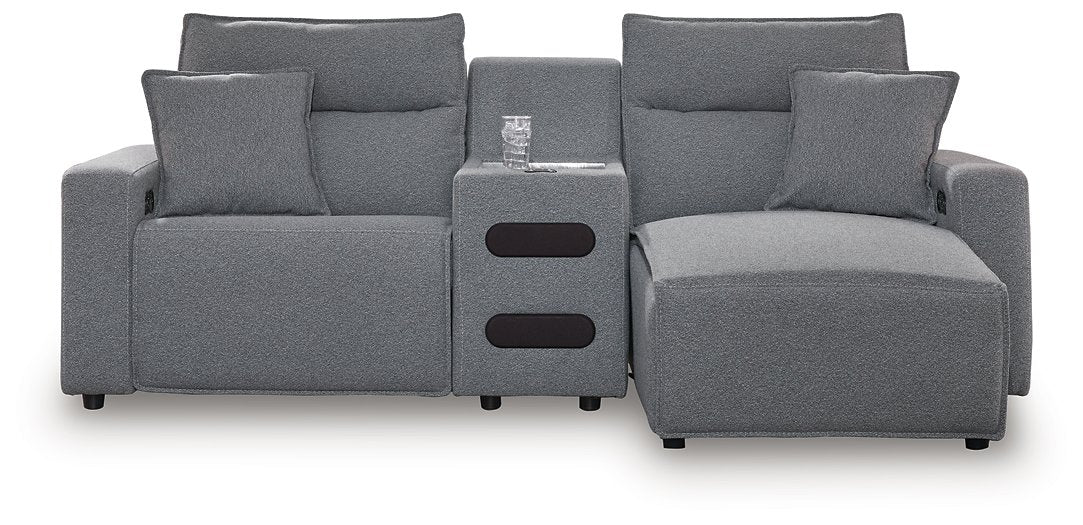 Modmax Power Reclining Sectional with Chaise - Woo Town Furniture (Worcester,MA)