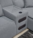 Modmax Power Reclining Sectional with Chaise - Woo Town Furniture (Worcester,MA)