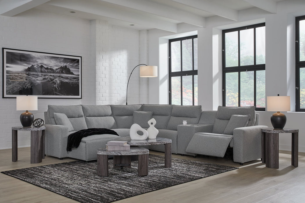 Modmax Power Reclining Sectional with Chaise - Woo Town Furniture (Worcester,MA)