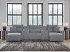 Modmax Power Reclining Sectional with Chaise - Woo Town Furniture (Worcester,MA)