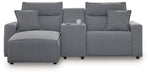 Modmax Power Reclining Sectional with Chaise - Woo Town Furniture (Worcester,MA)