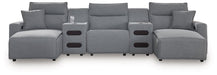 Modmax Power Reclining Sectional with Chaise - Woo Town Furniture (Worcester,MA)