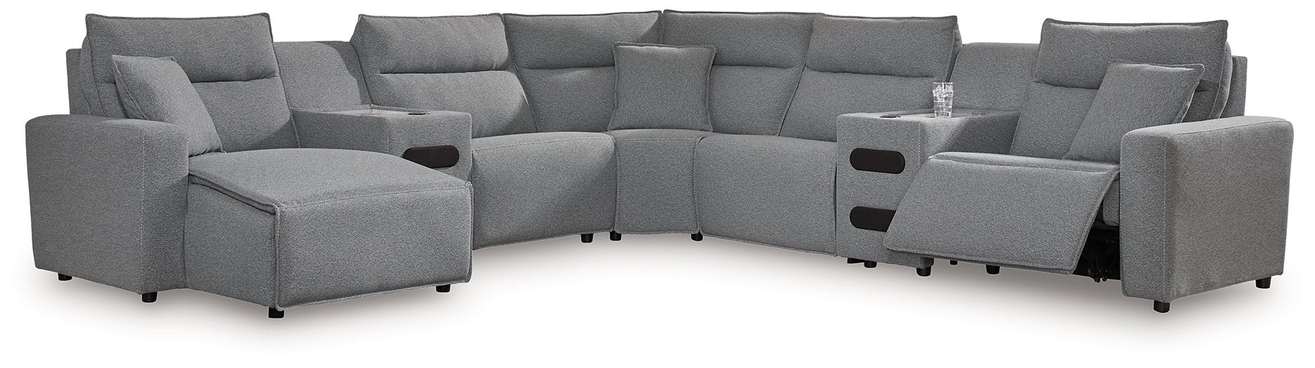 Modmax Power Reclining Sectional with Chaise - Woo Town Furniture (Worcester,MA)