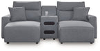 Modmax Power Reclining Sectional with Chaise - Woo Town Furniture (Worcester,MA)