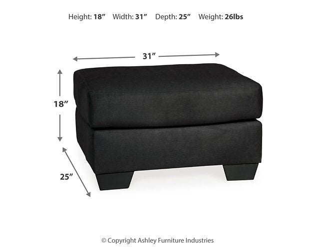 Darcy Ottoman - Woo Town Furniture (Worcester,MA)