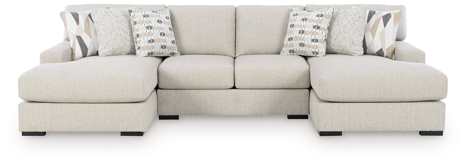 Laurelgrove Double Chaise Sectional - Woo Town Furniture (Worcester,MA)