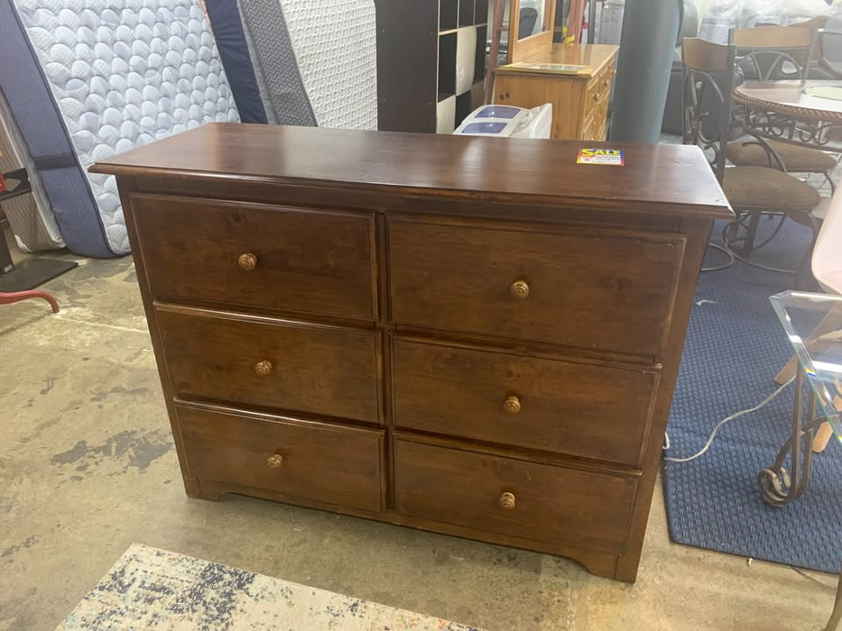 6 Draw Wooden Dresser