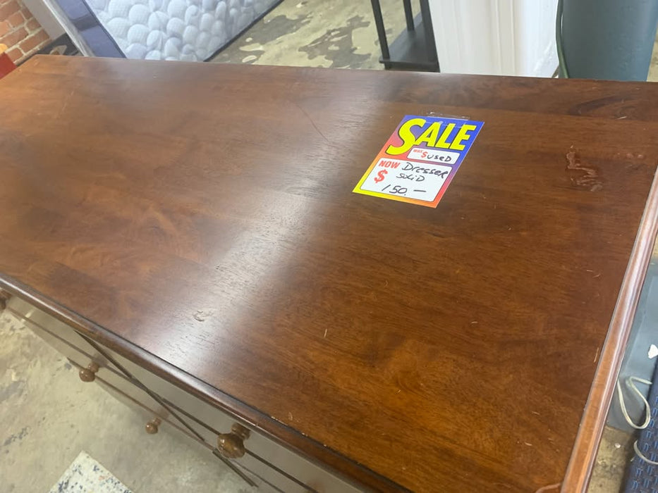 6 Draw Wooden Dresser