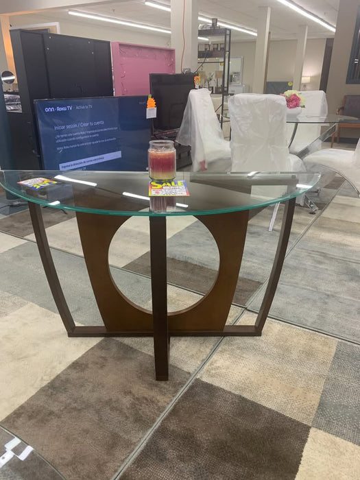 4-Piece Glass Top Coffee and End Table Set