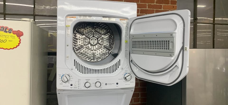 GE stack washer & dryer