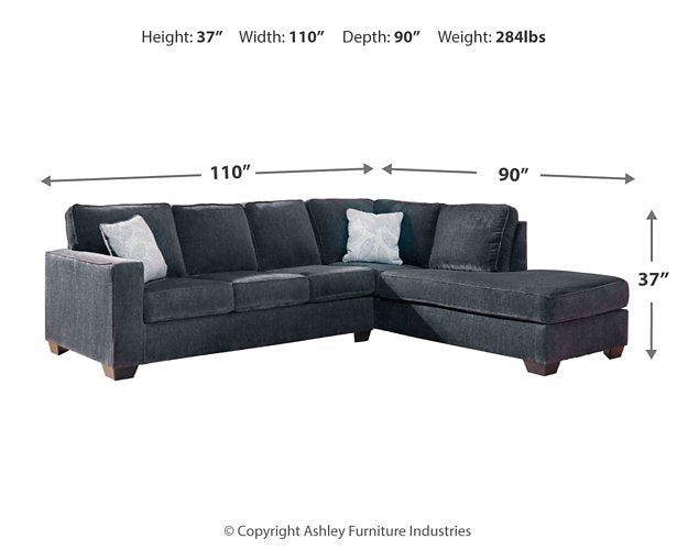 Altari Sleeper Sectional with Chaise - Woo Town Furniture (Worcester,MA)