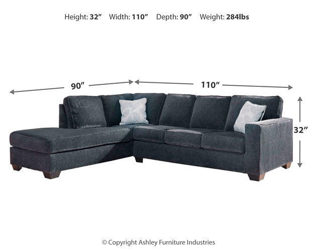 Altari Sleeper Sectional with Chaise - Woo Town Furniture (Worcester,MA)
